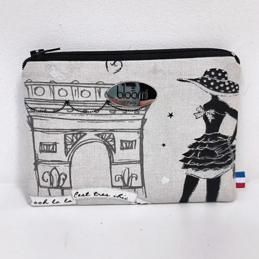 Grand porte-monnaie vegan Etoile de Paris – Image 4
