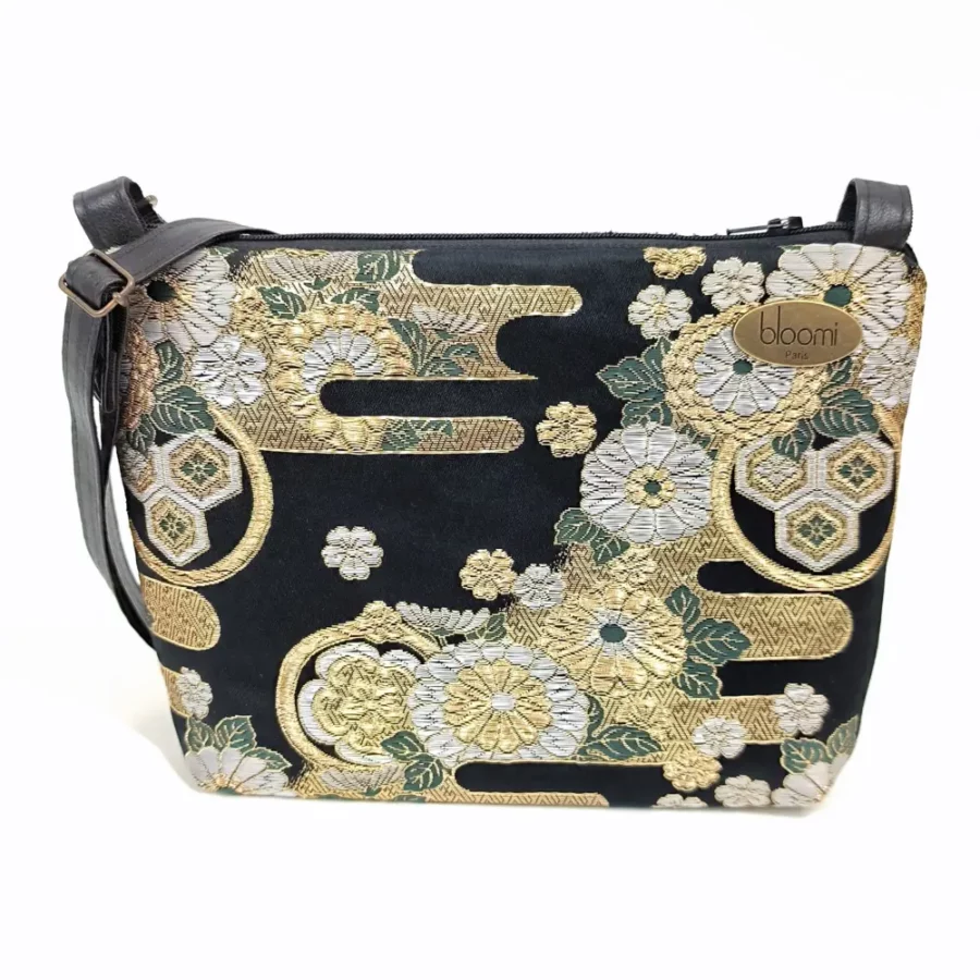 petit-sac-vegan-bandouliere-noir-or-argent-kimono-precieux-motifs-fleurs