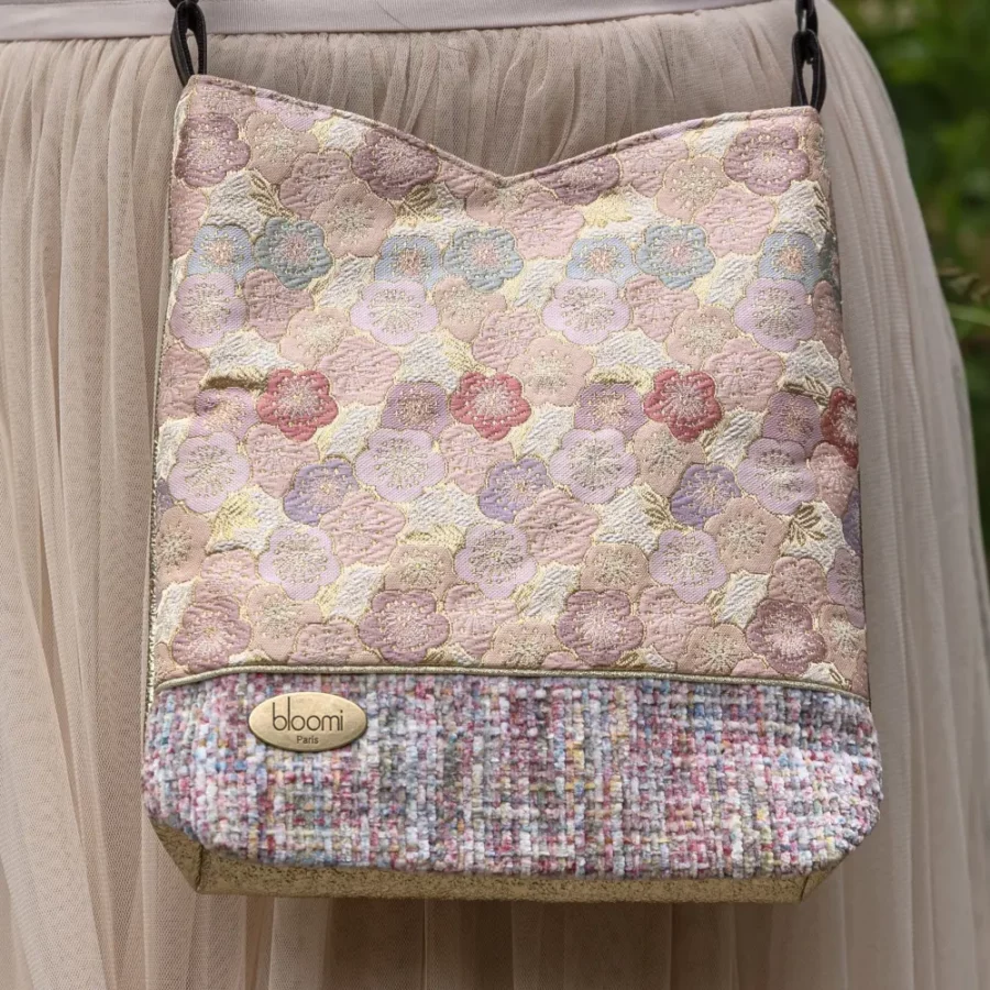 Petite sacoche gamme prestige Kimono précieux rose