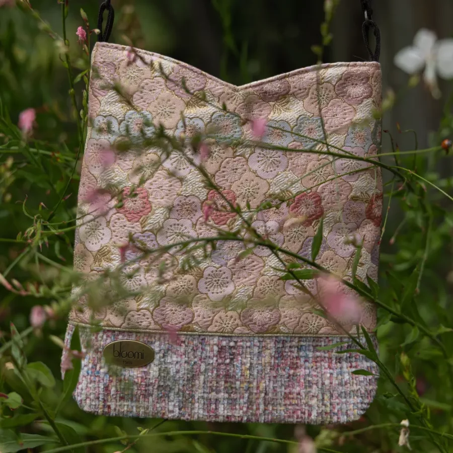 Petite sacoche gamme prestige Kimono précieux rose – Image 2