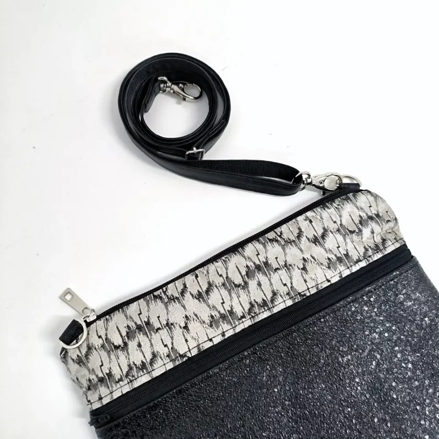 Pochette bandoulière vegan format ipad mini Oslo – Image 3