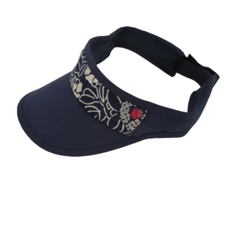 visiere-sport-bleu-marine-avec-motifs-japonais-fleurs-blanches-et-rouge-de-cote