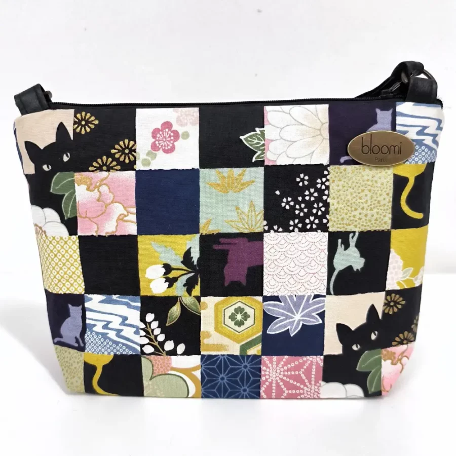 Petit sac en bandoulière vegan Neko vert