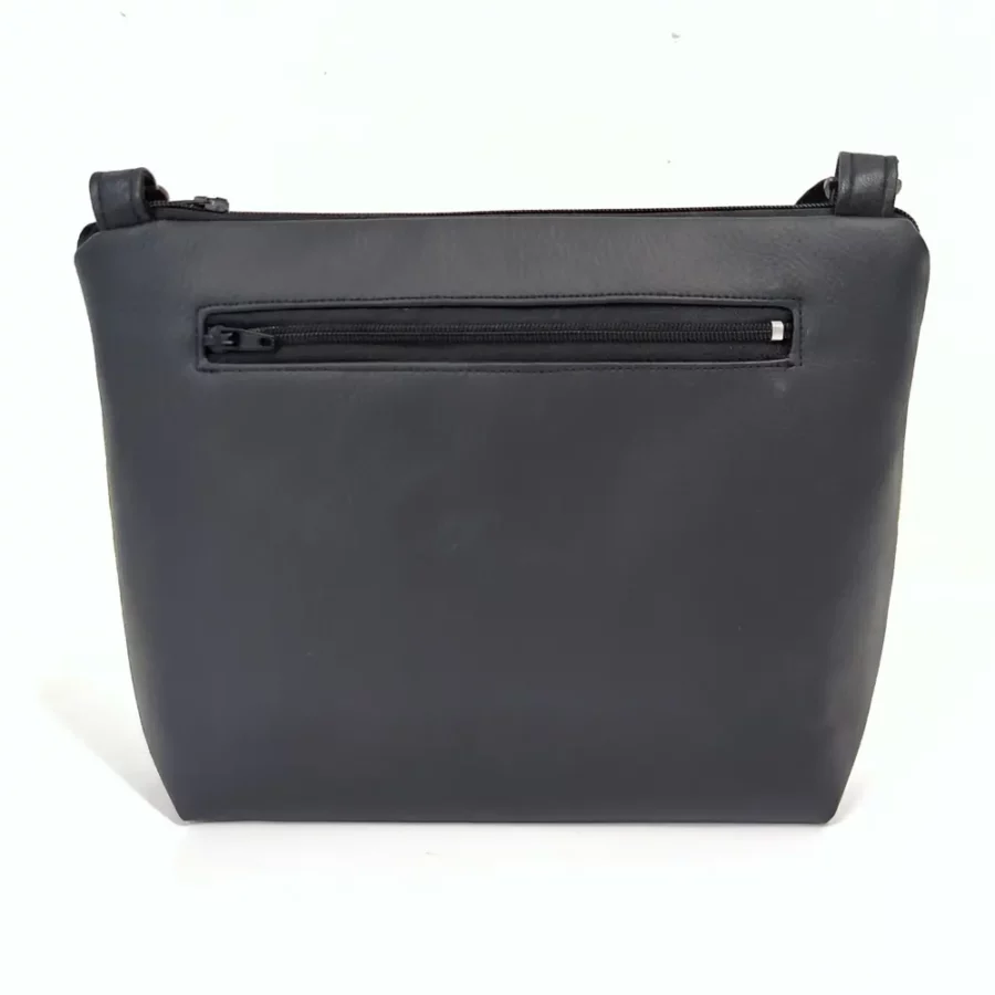 Petit sac en bandoulière vegan Kushiro noir – Image 2