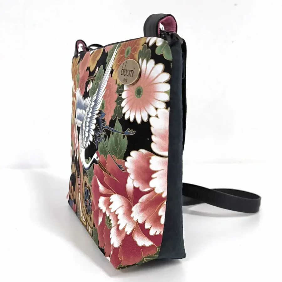 Petit sac en bandoulière Kushiro rose blush – Image 3