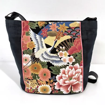 Sac moyen en bandoulière vegan Kushiro rose blush