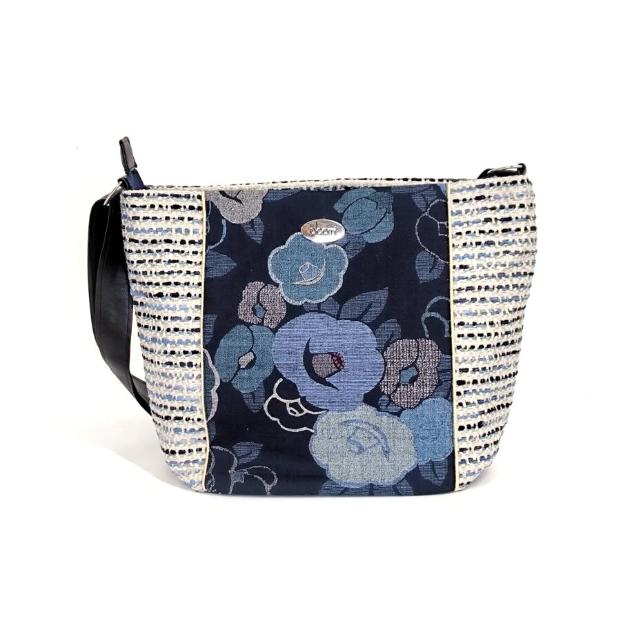 Mini Tote Bag bandoulière Tweedy Bleu