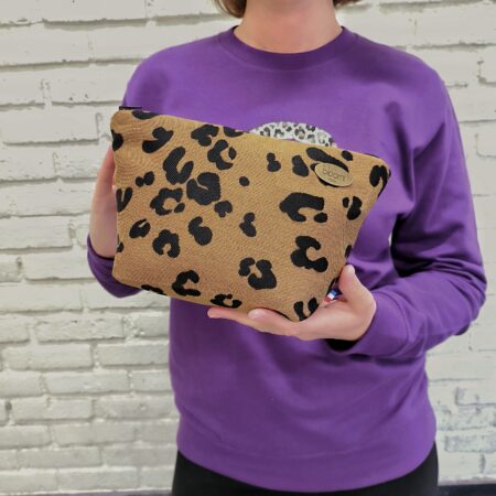 Moyenne trousse de toilette Léopard